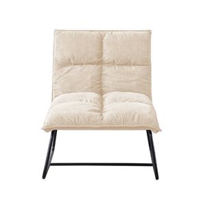 BUTACA MADRID BASE METAL BEIGE