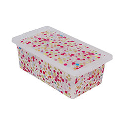 CAJA ORGANIZADORA 5.5LTS 34.3X19X11.7CM BURBUJAS