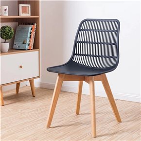SILLA MOSCU PP/MADERA NEGRO