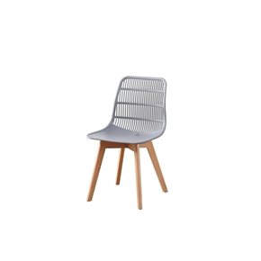 SILLA MOSCU PP/MADERA GRIS