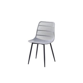 SILLA ALASKA PP/METAL GRIS