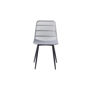 SILLA ALASKA PP/METAL GRIS