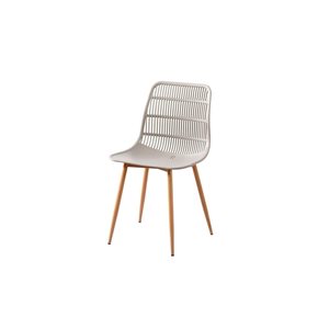 SILLA ALASKA PP/MADERA BEIGE