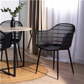 SILLA SYDNEY PP/METAL NEGRO