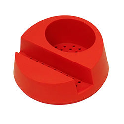PORTADETERGENTE Y ESPONJA ROJO