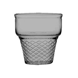 SET 3 COPAS HELADO H8.6CM MINICORNET GRIS PASABAHC