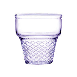 SET 3 COPAS HELADO H8.6CM MINICORNET PURPURA PASAB