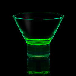 VASO MARTINI LUMINOSO VERDE 230 CC AFTER GLOW PA