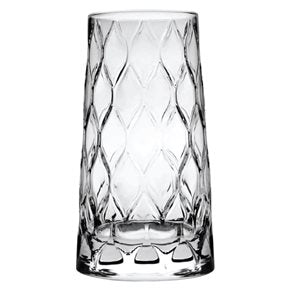 SET X4 VASO TRAGO LARGO LEAFY PASABAHCE