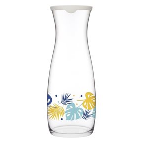 DECANTER 1180 ML VIDRIO DECO TAPA BLANCO PASABAHCE