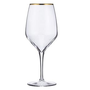 SET 6 COPAS VINO 470CC BORDE DORADO NAPA PASABAHCE