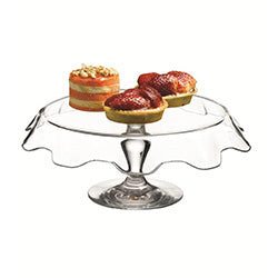 PLATO TORTA 32.2CM DOWN C/ PIE SPLASH PASABAHCE