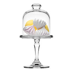 PLATO SERVICIO C/ CAMPANA MINI PATISSERIE. H20CM