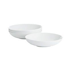 SET X4 BOWL D23CM BLANCO "SIMPLICITY"