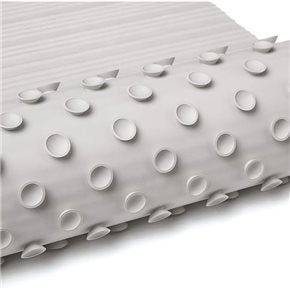 ALFOMBRA BAÑO CAUCHO ANTIDESLIZANTE GRIS. 86x33CM