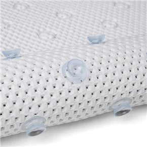 ALFOMBRA BAÑO  ANTIDESLIZANTE BLANCO. 45x91CM