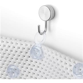 ALFOMBRA BAÑO  ANTIDESLIZANTE BLANCO. 45x91CM