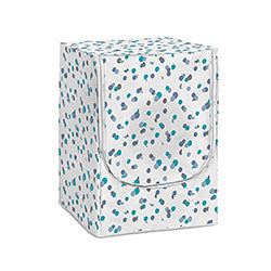 FUNDA P/ LAVADORA MEDIUM CONFETTI / AZUL SURTIDO. 84x60x60CM