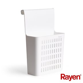 CESTA COLGANTE PARA PUERTAS H35xP9CM BLANCO