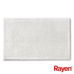 ALFOMBRA DE BAÑO MICROFIBRA 50x80CM BLANCO