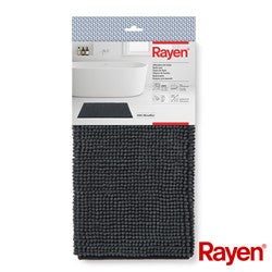 ALFOMBRA DE BAÑO MICROFIBRA 50x80CM GRIS