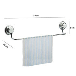 TOALLERO PARA PARED 59LX10X6H CM ACERO INOX