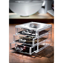 ORGANIZADOR JOYAS 3 CAJONES 12X15X11 CM ACRILI
