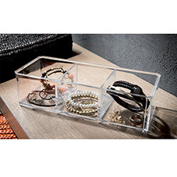 ORGANIZADOR DE JOYAS 3 COMPARTIM. 23X9X6CM ALTO