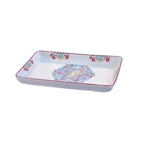 BANDEJA RECTANGULAR 22.5x15CM RAINBOW
