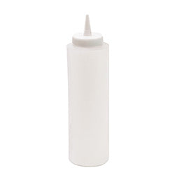 BOTELLA P/SALSA PLASTICO 355ML TRANSPARENTE