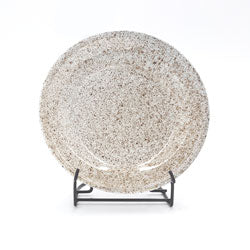 PLATO POSTRE AC VITRIFICADO CAFE SUECO D18CM