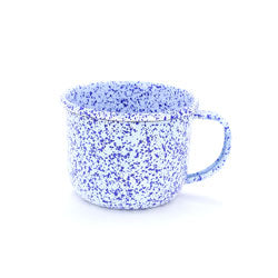 MUG 370ML ACERO VITRIFICADO AZUL/BLANCO SUECO