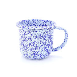 MUG 650ML ACERO VITRIFICADO AZUL/BLANCO SUECO