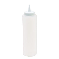 BOTELLA P/SALSA PLASTICO 237ML TRANSPARENTE