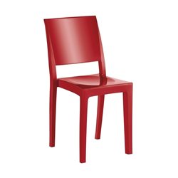 SILLA HYDRA PLUS PP 41x54x85CM ROJO