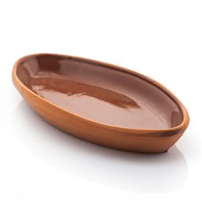 FUENTE OVAL TERRACOTA 29x16x4CM 800ML