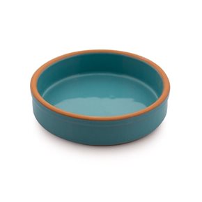 BOWL BAJO TERRACOTA D12x4CM 250ML TURQUESA
