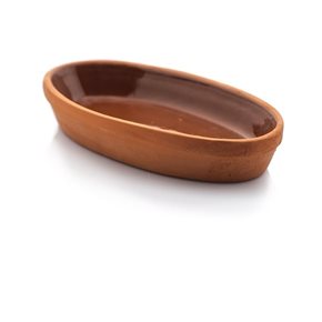 FUENTE OVAL TERRACOTA 23x13x3.5CM 700ML