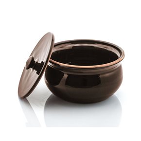 OLLA C/TAPA TERRACOTA D27x15CM 4L