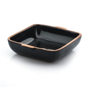 FUENTE CUADRADA TERRACOTA 30x30x8CM 2.5L