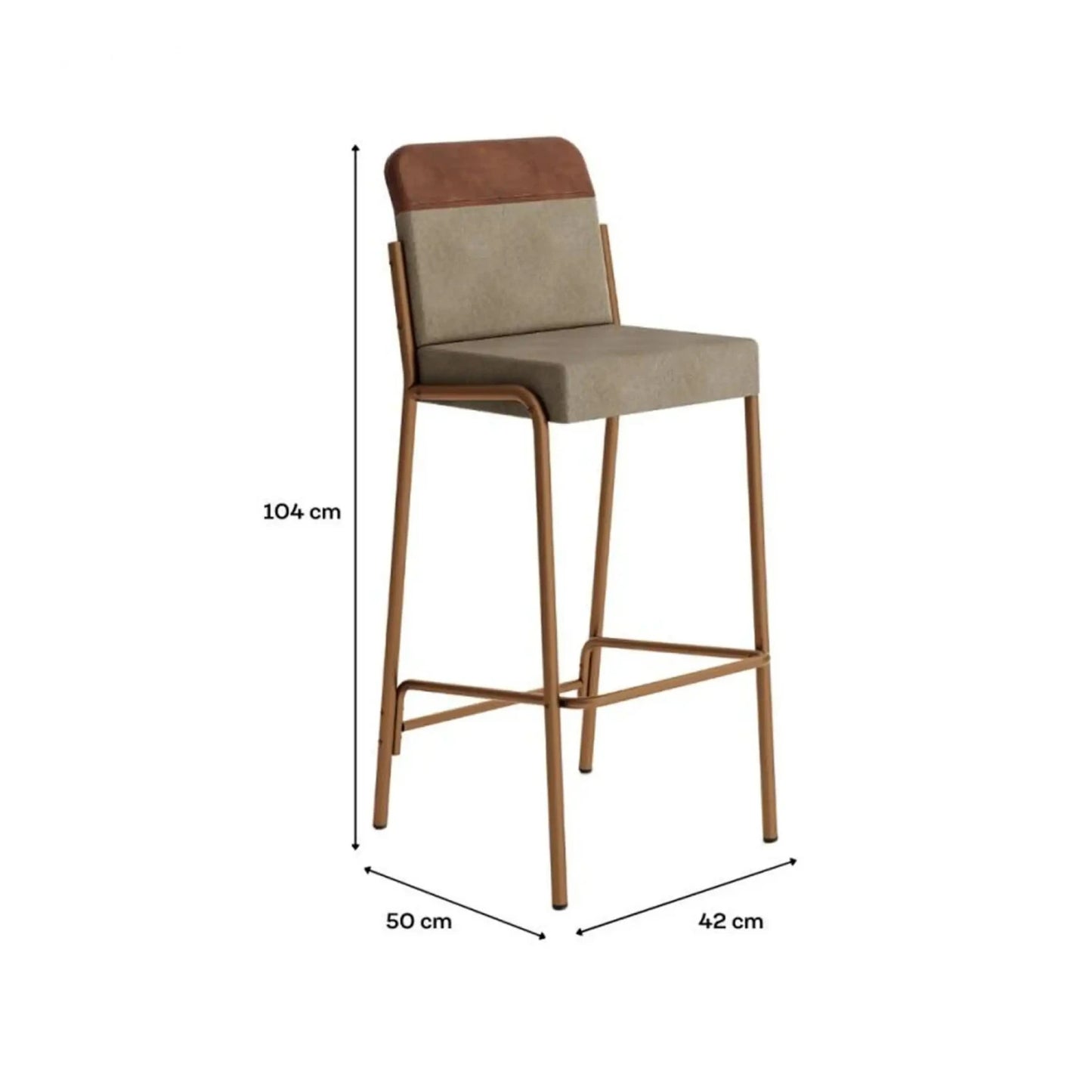 Banqueta Stool - Rose