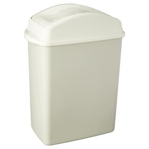 BASURERO CON TAPA VAIVEN DE 8,8 LTS - BEIGE