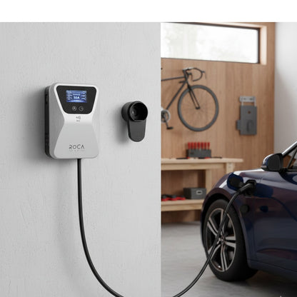 Cargador Wallbox Roca 22kw RC-EV-02 8A/10A/13A/16A/32A homologado URSEC, trifàsico.