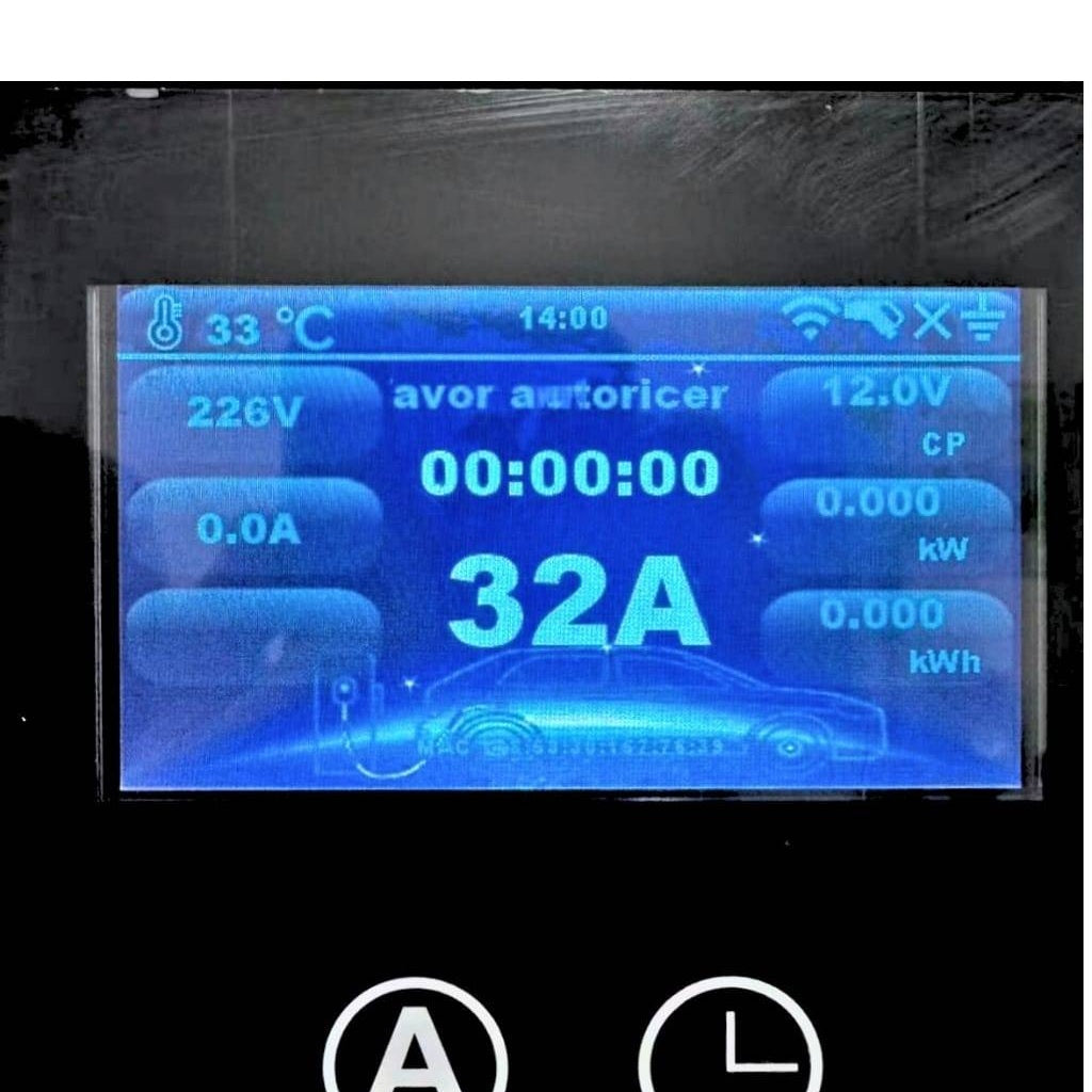 Cargador Wallbox Roca 22kw RC-EV-02 8A/10A/13A/16A/32A homologado URSEC, trifàsico.
