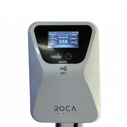 Cargador Wallbox Roca 22kw RC-EV-02 8A/10A/13A/16A/32A homologado URSEC, trifàsico.