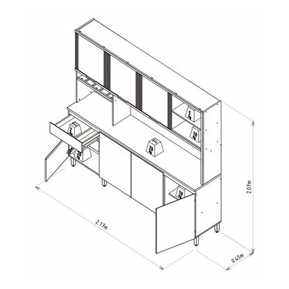 Kit mueble de cocina Austin 2.2