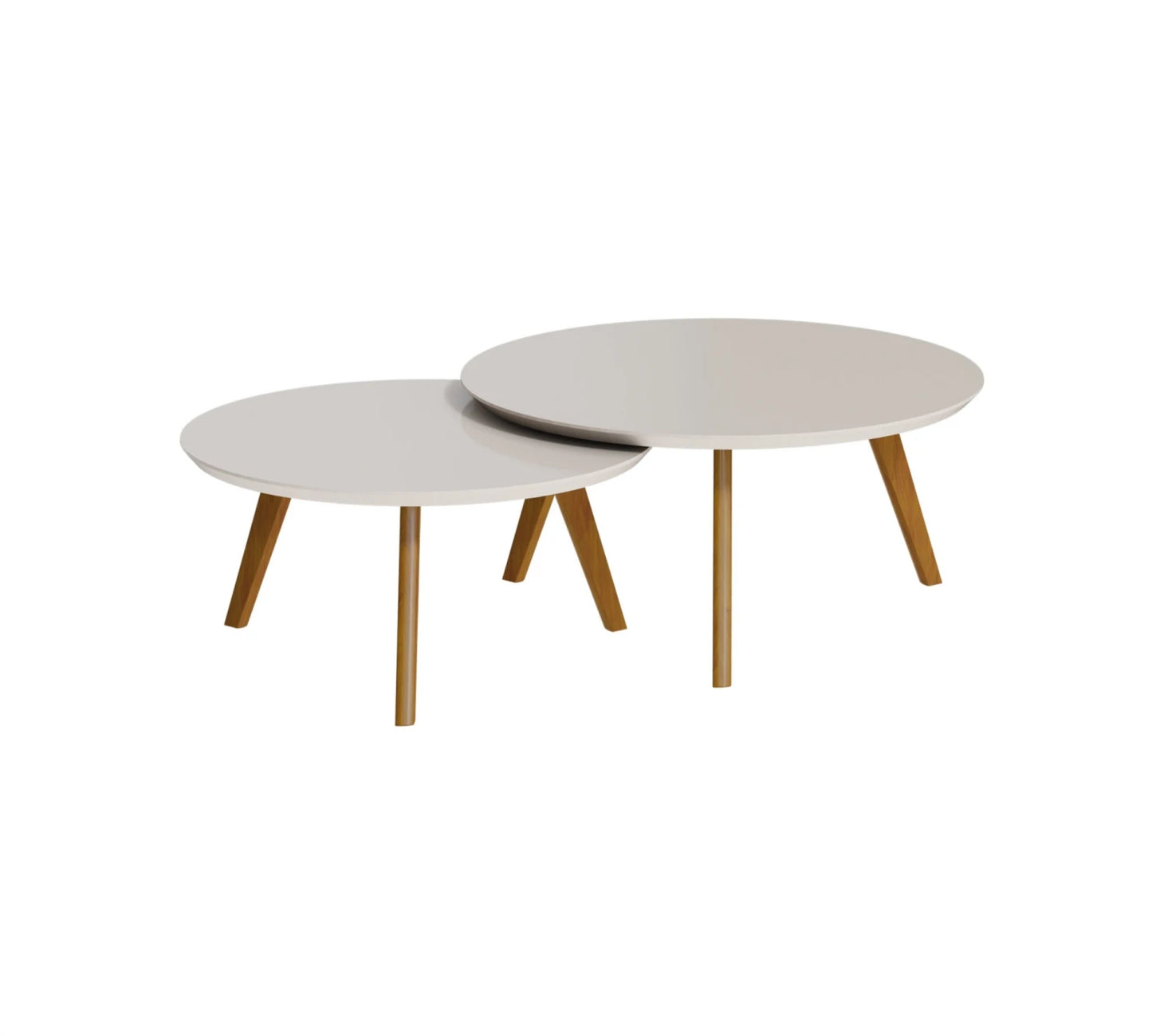 Mesa de Centro Classic - Conjunto - Línea Manhattan - Blanco