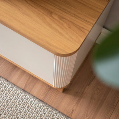 Modular para Tv Munique Nature/Blanco