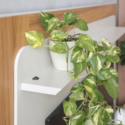 Modular para Tv Munique Nature/Blanco