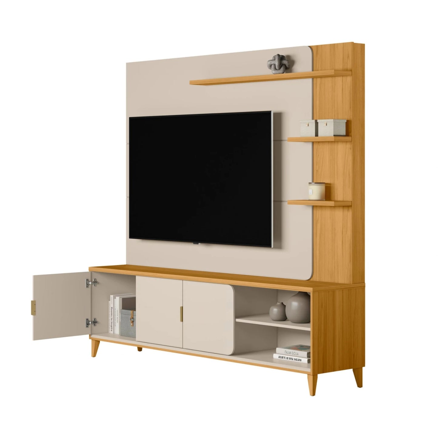 Modular para Tv Napoli Tauari/Blanco